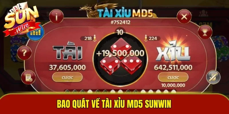 Bao quát về tài xỉu MD5 Sunwin