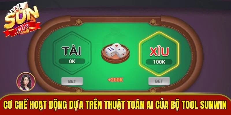 Cơ chế hoạt động dựa trên thuật toán AI của bộ tool Sunwin