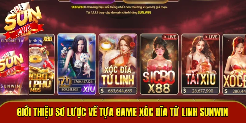 Giới thiệu sơ lược về tựa game Xóc Đĩa Tứ Linh Sunwin